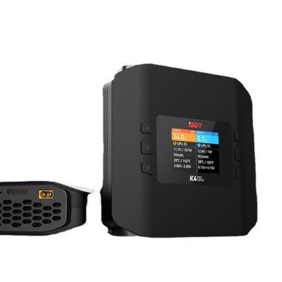 艾斯特ISDT K4 AC/DC双模双通道AC400W/DC600W智能平衡充电器
