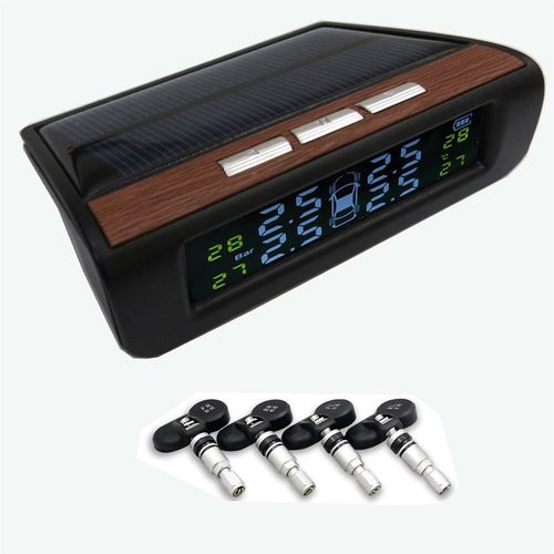 太阳能无线胎压监测器TPMS胎压监测系统胎压传感器胎压监测仪外置