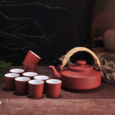 紫砂茶壶号容量1300ml餐厅茶楼酒店宴席功夫汤壶 提