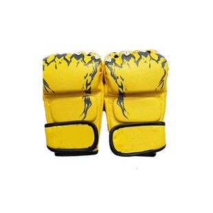 MMA分指拳击手套 格斗散打鬼影虎爪手套 半指立式搏击拳套