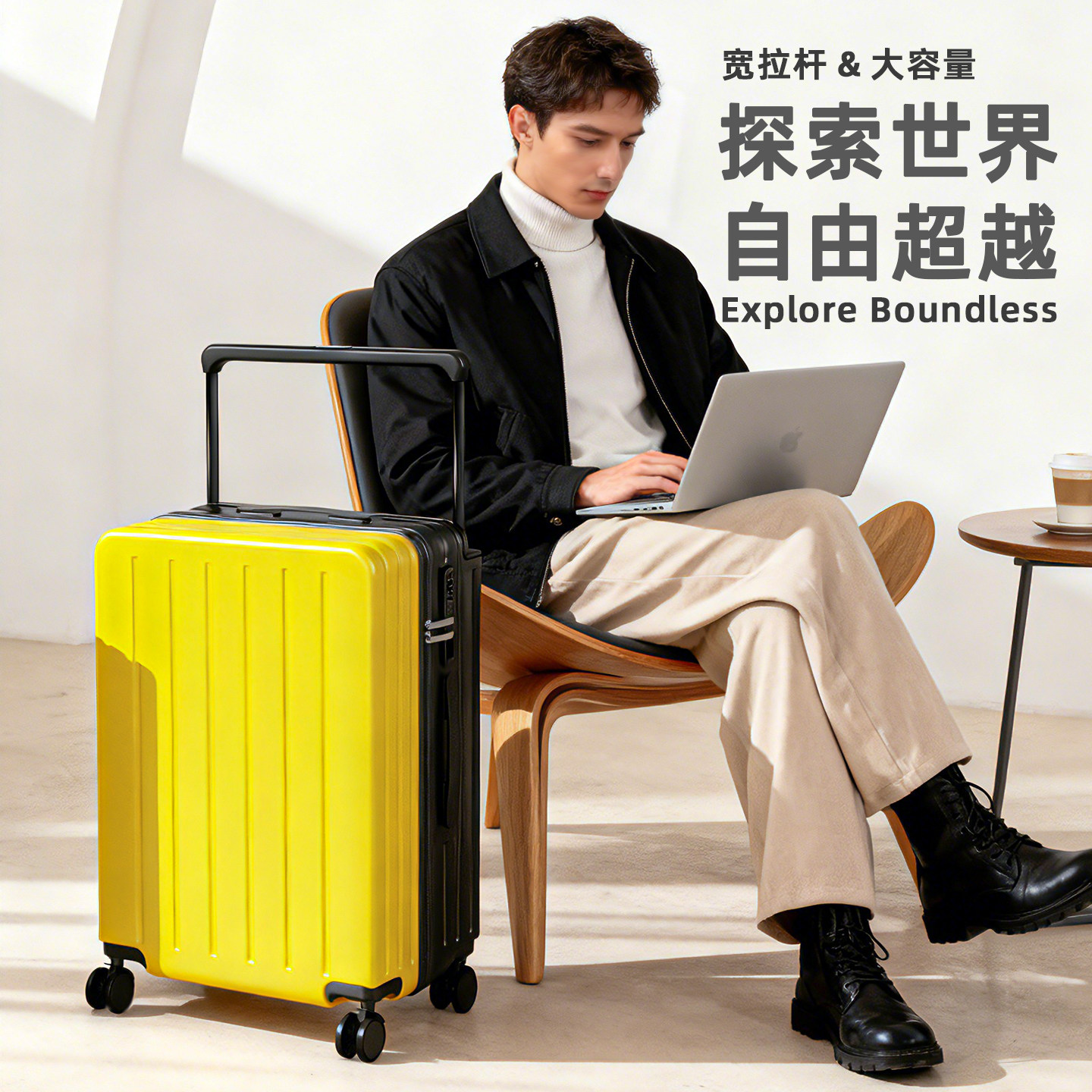 宽拉杆行李箱2026新款20寸可登机拉杆箱密码箱旅行箱结实耐用加厚