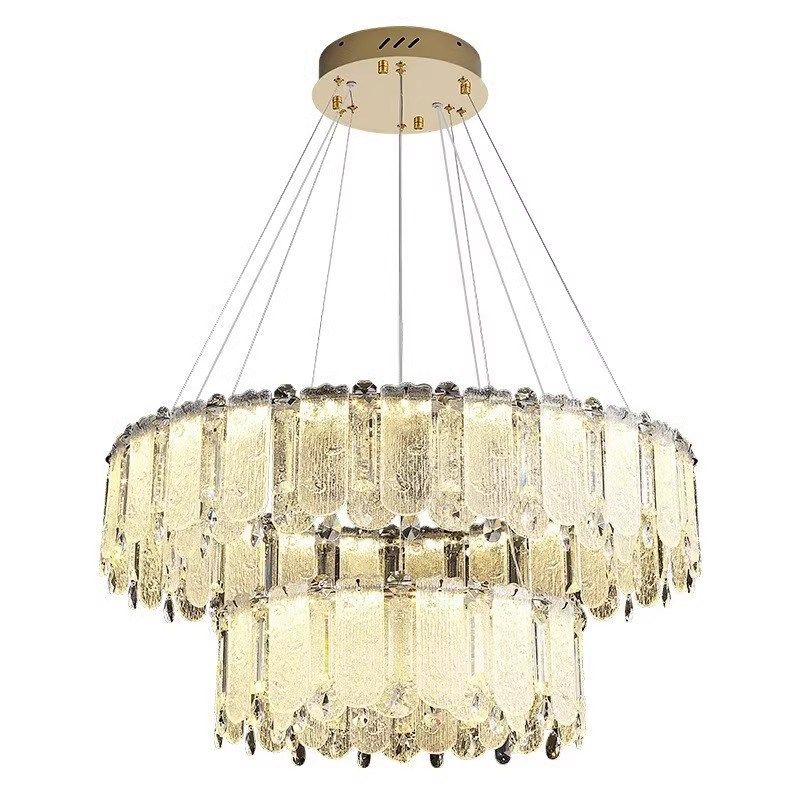 轻奢水晶吊灯客厅餐厅卧室灯2024年新款现代简约大气法式玻璃灯.,家装灯饰光源,客厅吊灯,淘宝优惠券,粉丝福利购,淘宝优惠卷