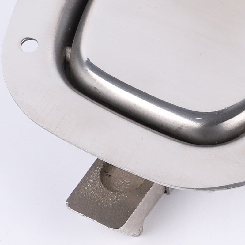 MS858C工具箱锁不锈钢平面盒锁拖车椭圆锁腰形锁T型拉手工具箱锁