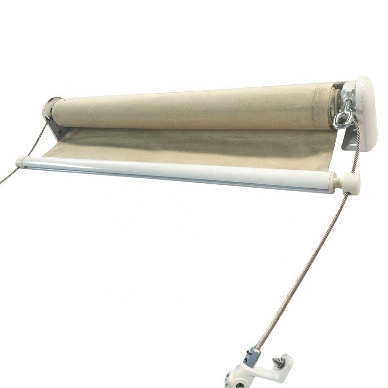 滑动电缆百叶窗遮阳篷/滑动轨道卷帘/遮阳电缆卷帘