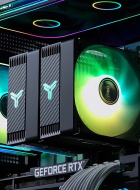 乔思伯电脑CPU散热器CR1400DV2/CR3000E/HX6280双塔式风冷6热管