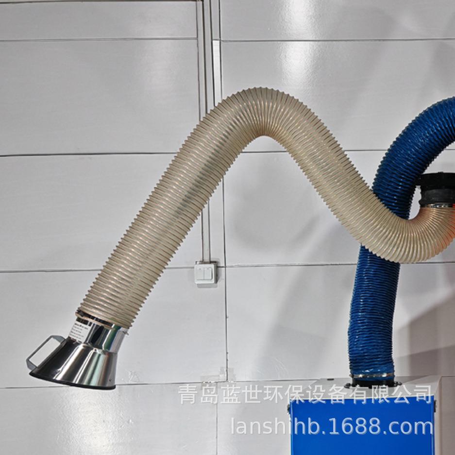 多规格壁挂式吸气臂万向定位除尘焊锡排烟内置骨架伸缩臂