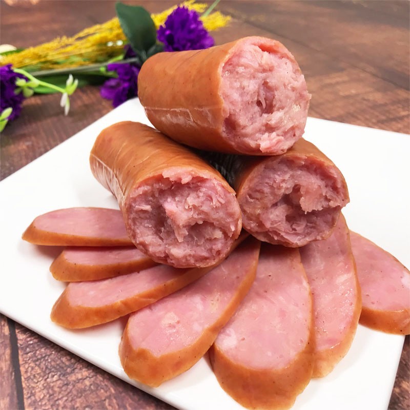 天津国顺排骨王香肠250gx3根 台湾风味排骨王肉多熏味香肠熟食店