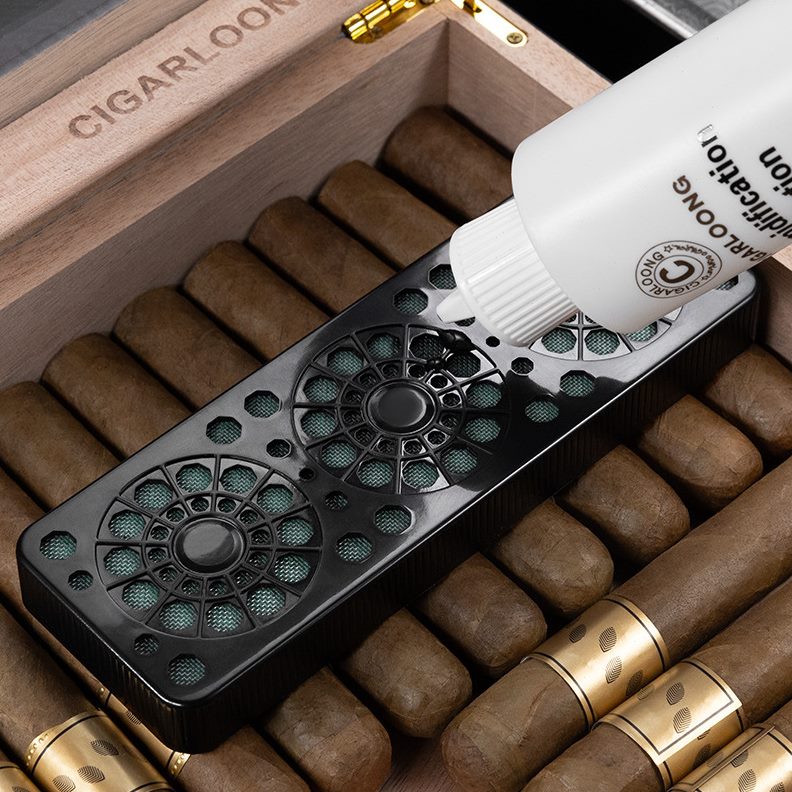 茄龙雪茄加湿器恒定湿度便携稳定保湿雪茄盒配件CM-25A