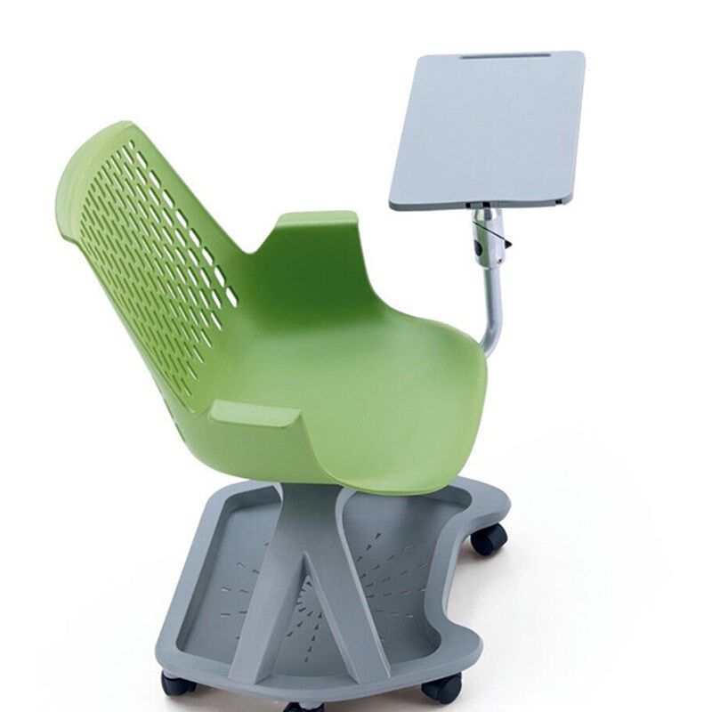 滑轮会议椅桌椅一体椅大学讨论室教学椅培训椅大写字板智慧教室椅