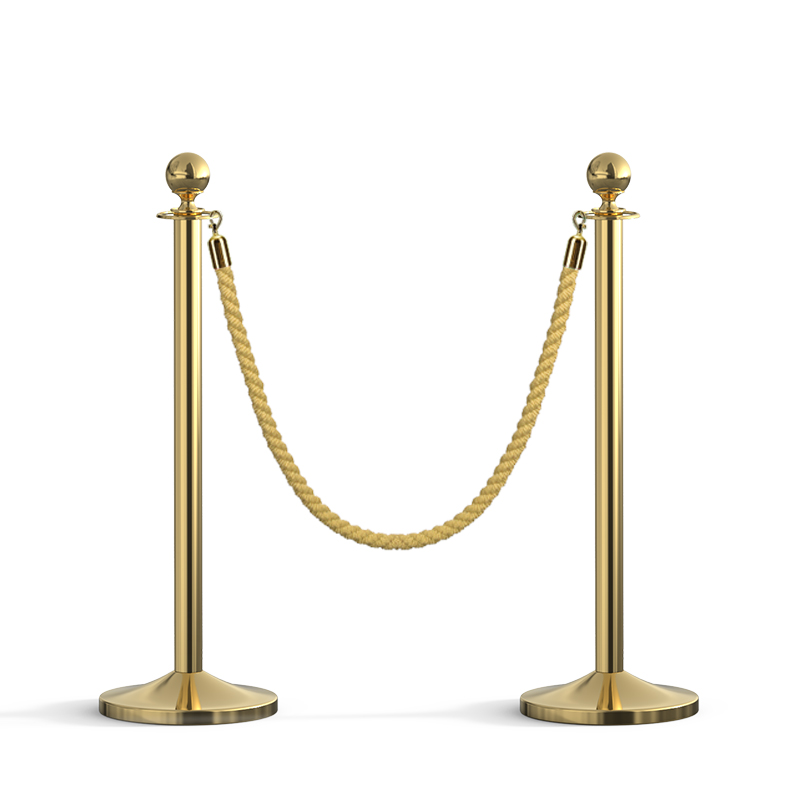 酒店一米线栏杆挂绳礼宾杆迎宾柱安全警戒线伸缩带隔离带排队护栏