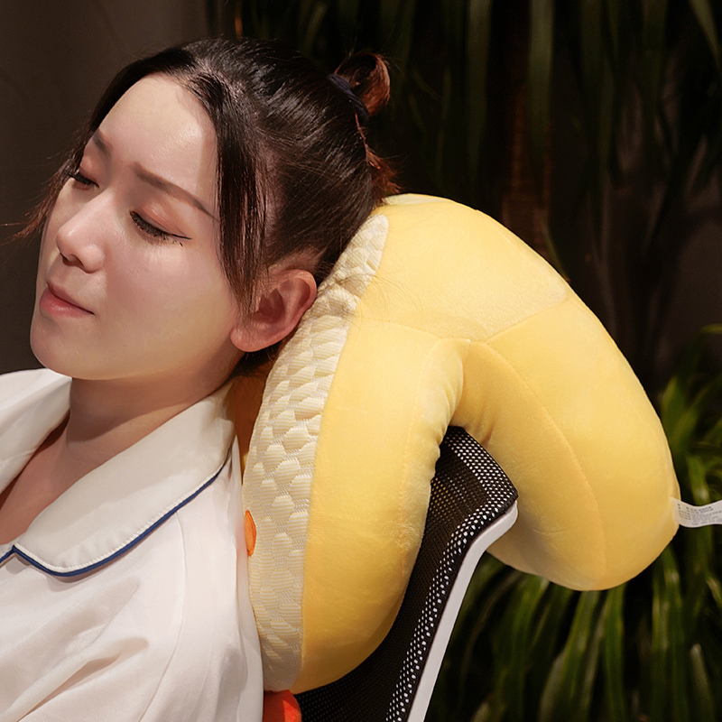 夏季冰丝女生午睡枕小学生趴睡枕办公室凉席午休抱枕儿童睡觉枕头