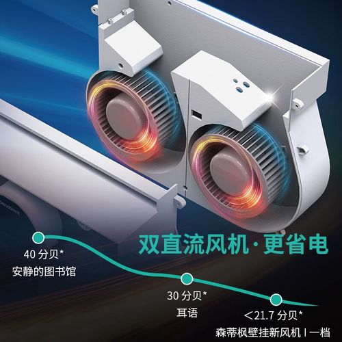 空气净化器母婴富氧净化家用壁挂式新风机静音卧室窗通风换气