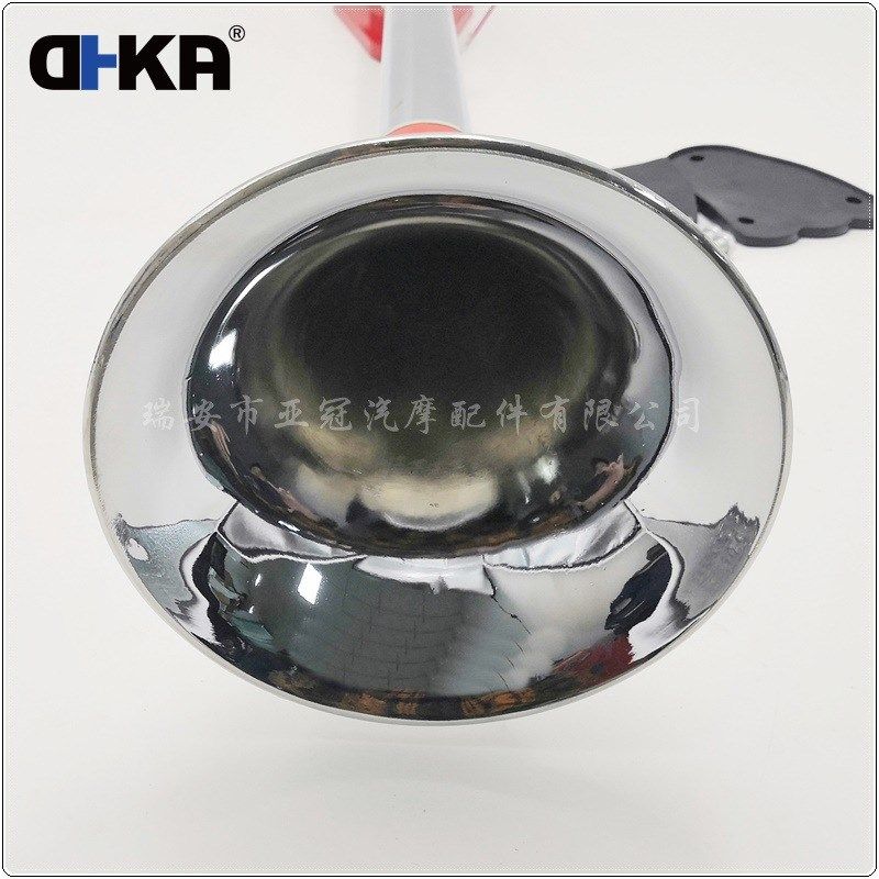 DHKA亚冠-AS037A现货 单管圆口卡车气喇叭12V/24V电控气喇叭640mm