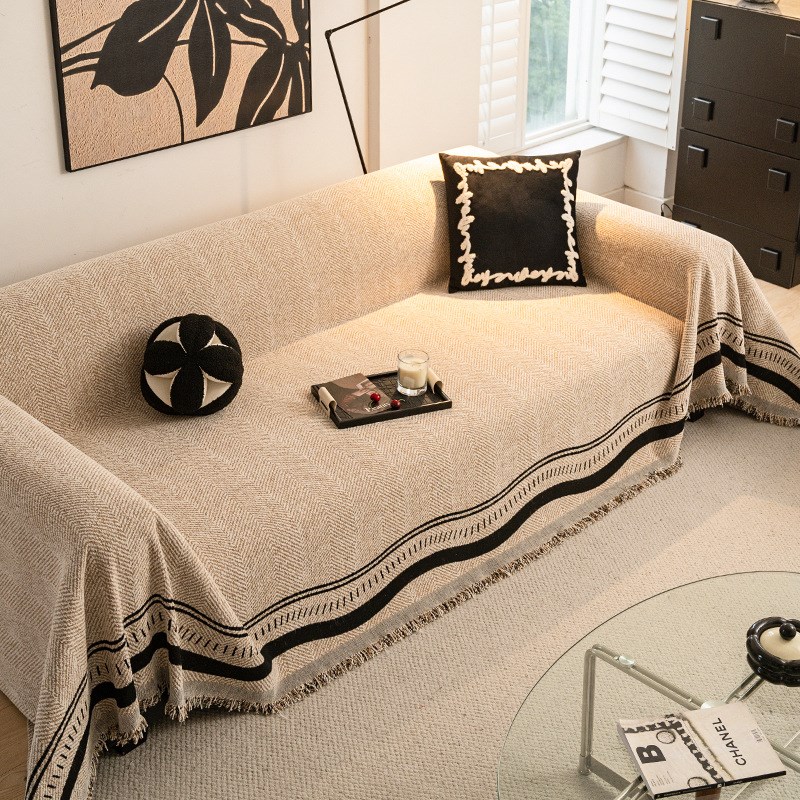高级感沙发盖布2025新款四季通用一整张防猫抓沙发巾全包沙发盖毯