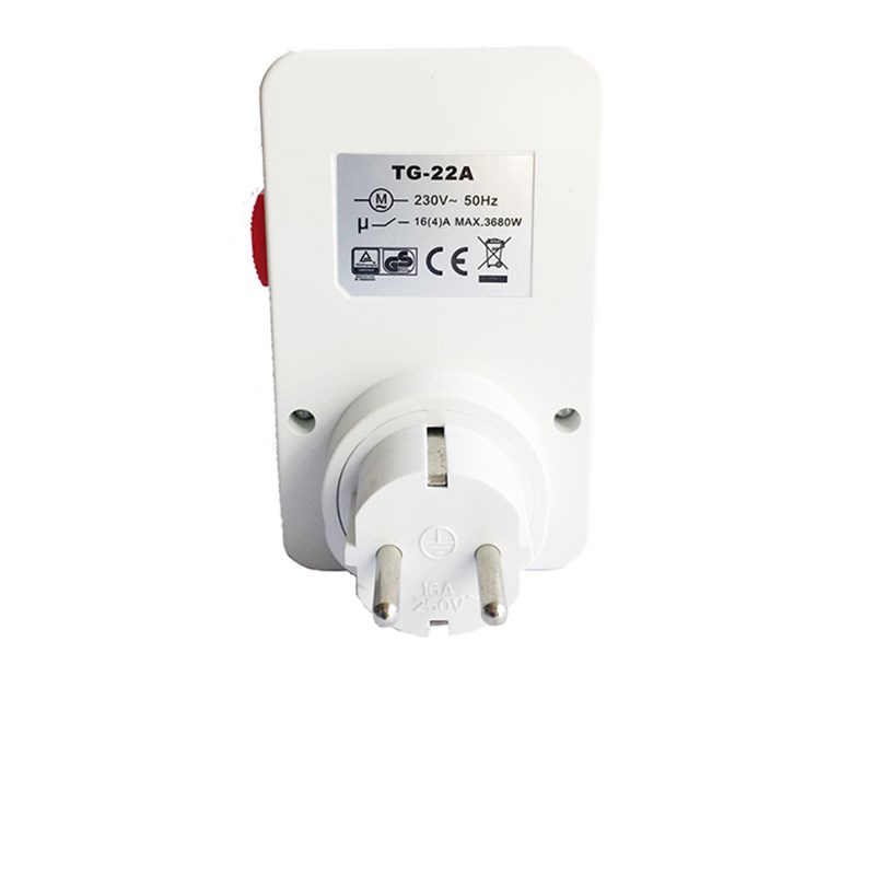 德式韩国自动断电插座欧标24小时循环机械多时段智能定时器开关