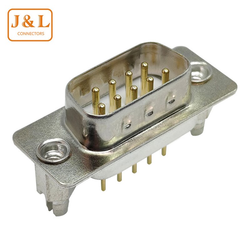 厂家直销DB9 15 25 37公铆带鱼叉带固定螺丝柱白胶直插焊板DB头