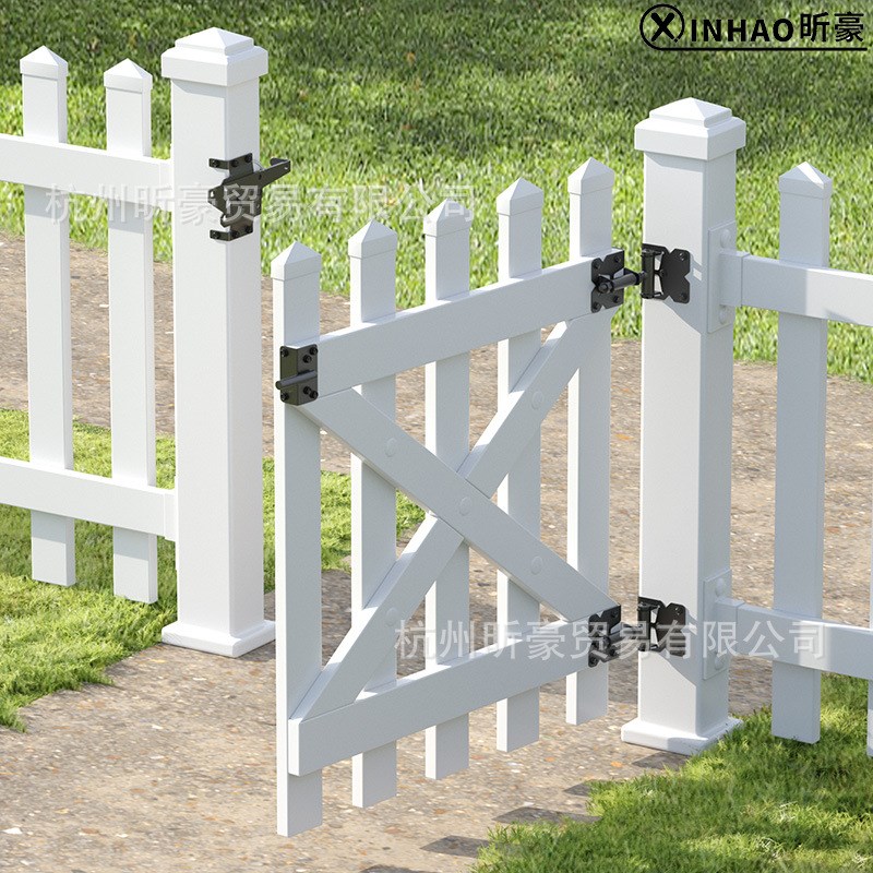 美式不锈钢花园合页篱笆门合页栅栏合页插销篱笆门铰链花园门套装