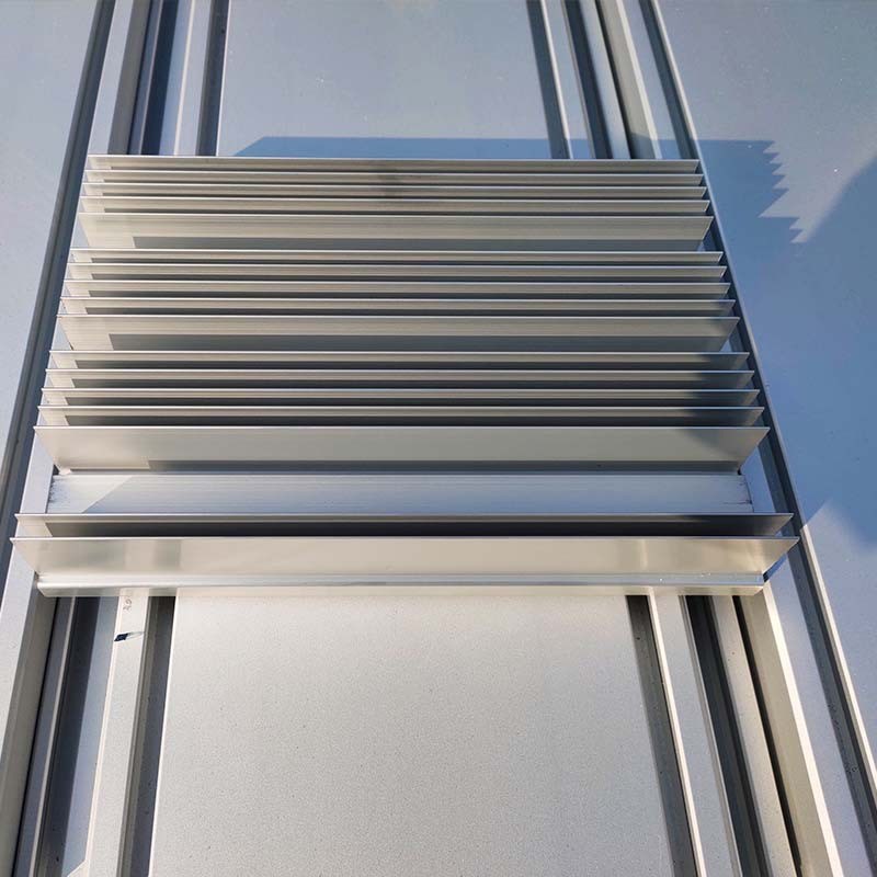 铝型材散热片铝散热器铝合金散热条大功率板宽262高60电子散热器