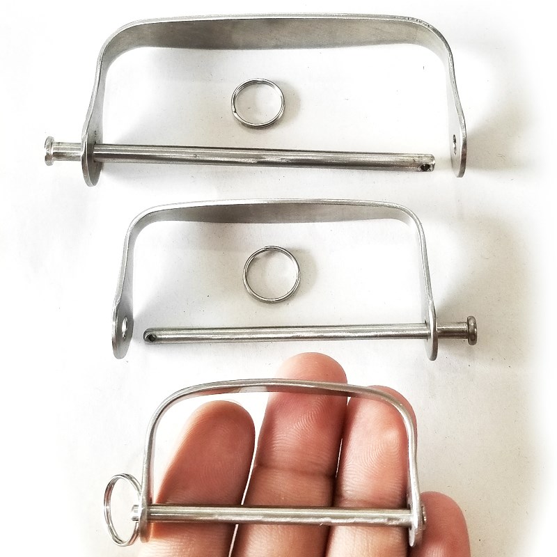 5厘米特大内宽号马蹄扣子蹬包环螺丝d形拆五金属侧夹小中CM