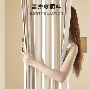 家用客厅门帘屏风布帘 房间隔断帘单侧折叠帘分间卧w室免打孔安装