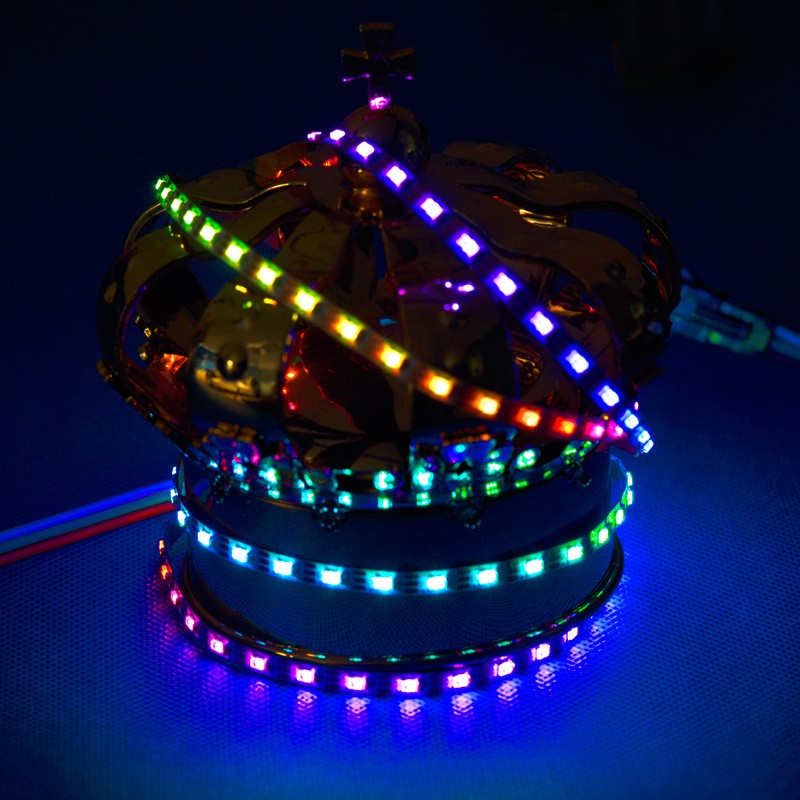 窄板4MM板宽幻彩灯条WS2812rgb2020窄灯带led1米120灯幻彩软灯带