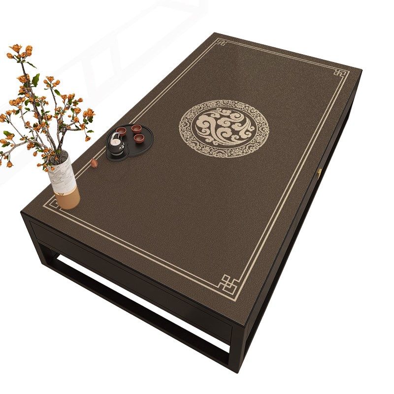 新皮革茶几垫防水防油免洗茶几桌布国风餐桌垫桌面保护垫布,居家布艺,桌布,淘宝优惠券,粉丝福利购,淘宝优惠卷
