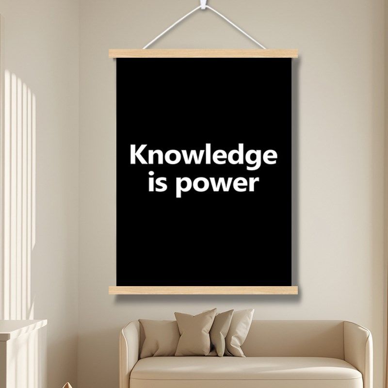 黑白字母电表箱盒装饰画遮挡挂画竖关配电闸卧室客厅床头墙壁,家居饰品,现代装饰画,淘宝优惠券,粉丝福利购,淘宝优惠卷