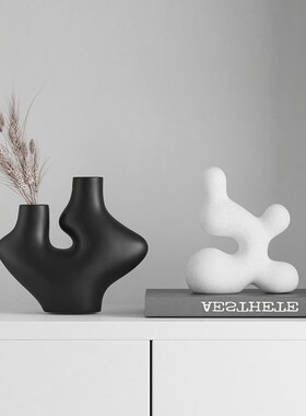 zon 现代抽象家居软装饰品客厅电视柜高级感样板间酒柜