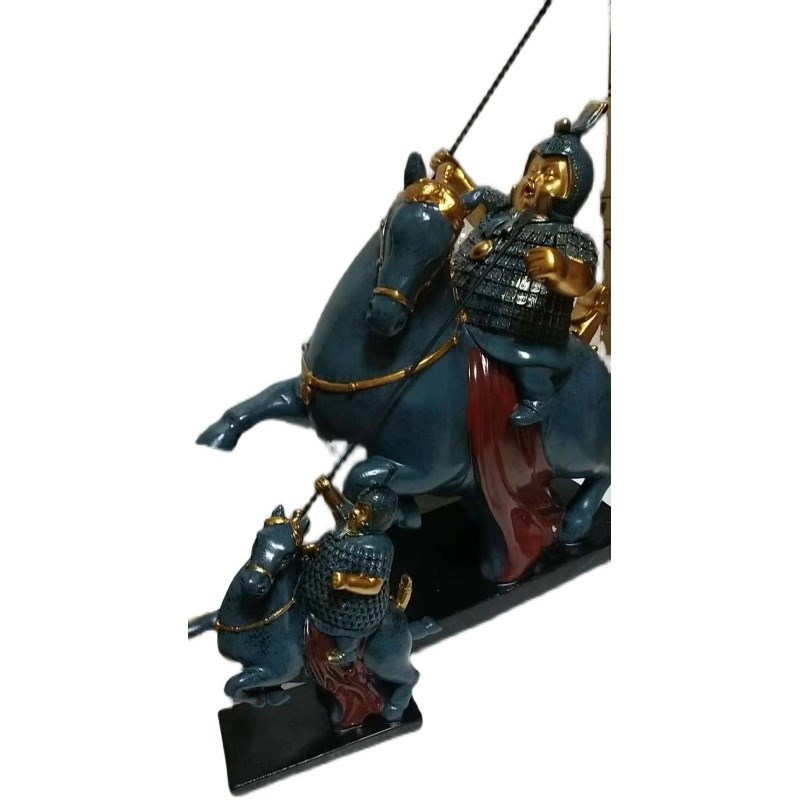 办公室装饰q版兵马俑骑兵人物家居房间桌面玄关乔迁新居礼品