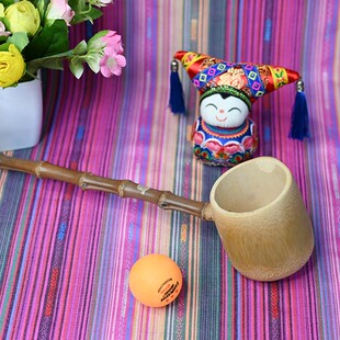 广西壮族风情壮乡宴 竹子酒勺 天然竹杯民族特色竹酒舀酒提子