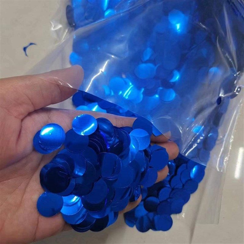 厂价气球圆形亮片1/1.5cm场景装饰生日派对波波球填充物撒花