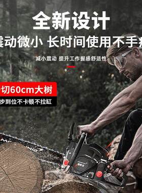 德国油锯伐木锯汽油锯大功率进口小型家用锯子四冲省油2023