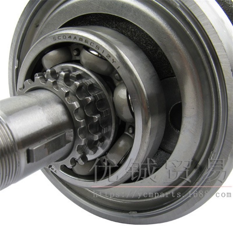 GY6 125/150曲轴 踏板车150助力车125曲轴连杆总成 GY6发动机配件