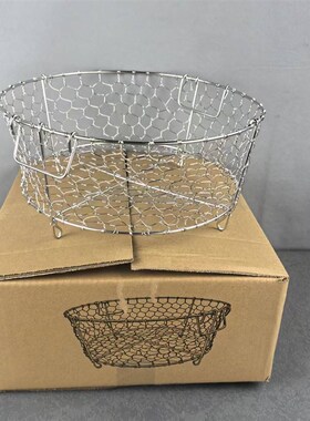 厨房沥水篮304不锈钢水果篮家用碗碟收纳篮Hin手工制作新款置物篮