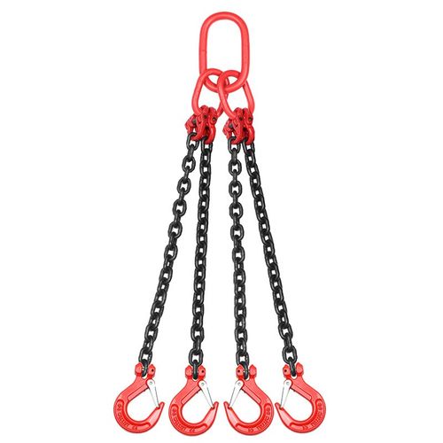 定制起重链条吊索具单腿双腿成套吊钩G80锰钢行车吊装链条吊索具