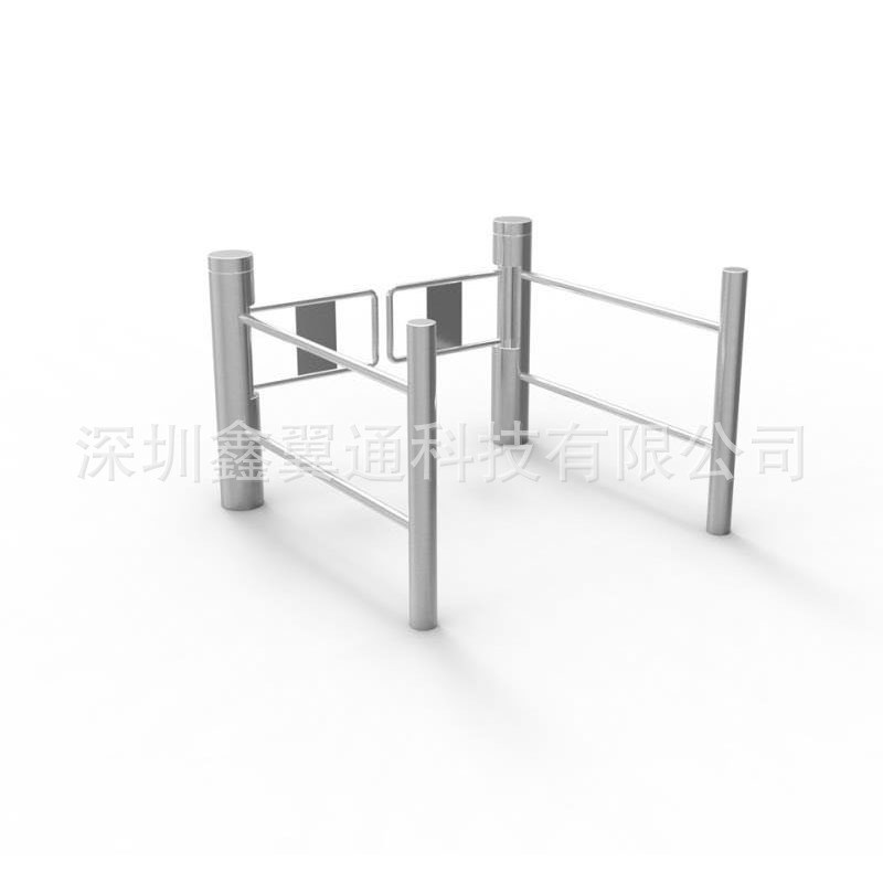 圆柱摆闸人脸识别速通门智能门禁闸机