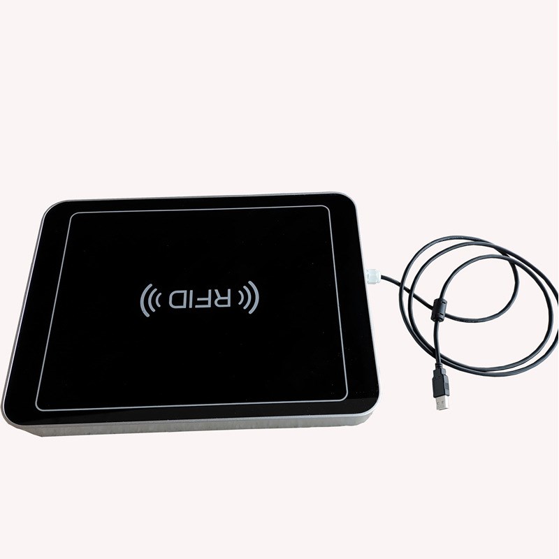 中科合亿超高频RFID台面式读写器 多标签桌面智能收银结算工作台