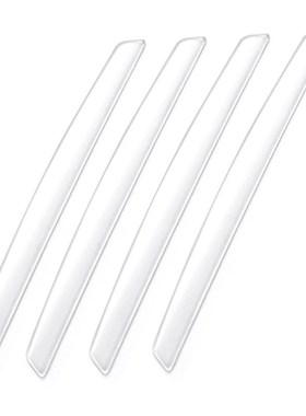 日本YAC车门防撞条 通用型装饰前后保险杠开门防撞贴防刮擦 4只装