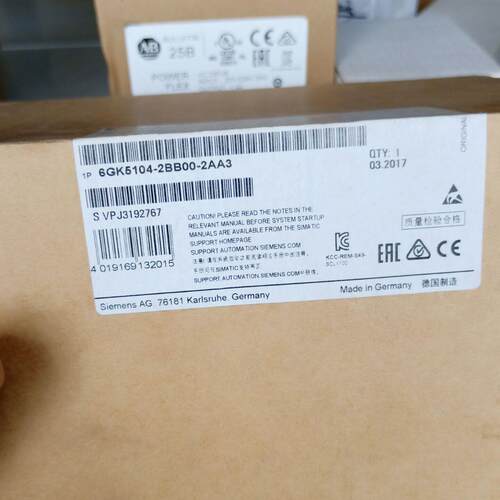 6GK5104-2BB00-2AA3非管理型IE交换机4个10/100 Mbit/s RJ45端口