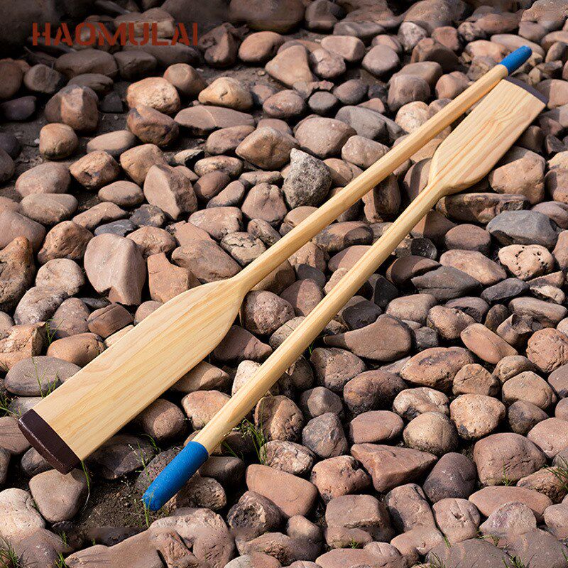 实木船桨厂家外单wooden oars 救生艇划桨手摇木制漂流划船浆