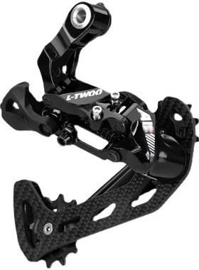 LTWOO蓝图AT黑红标碳纤维 111速压铸指拨加长腿后拨50/52T套件