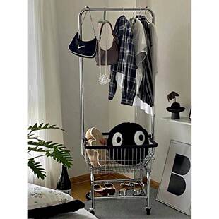 富立多家晾衣架落地卧室晾衣架服装店晾衣架晾衣架移动小车过夜