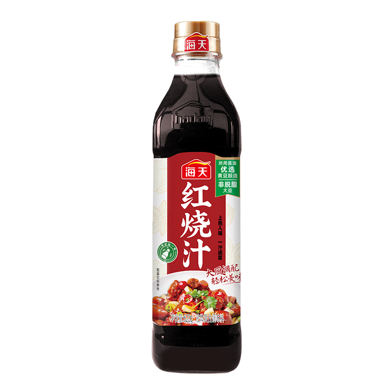 海天红烧汁620g红烧肉排骨猪蹄上色红亮入味一汁成菜调味