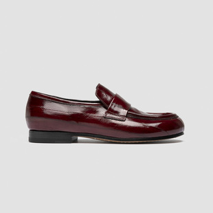 101 老钱风Becky OFFICINE CREATIVE英伦复古圆头平底手工乐福鞋