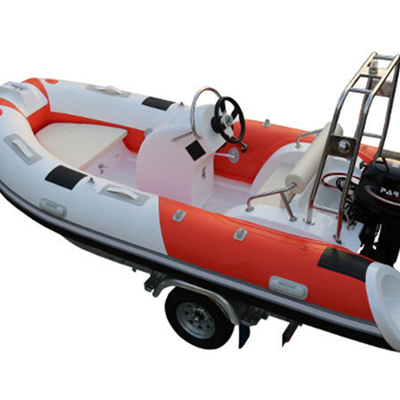海迈 RIB3.9米玻璃钢底充气艇 海钓船  休闲钓鱼船 PVC充气橡皮船