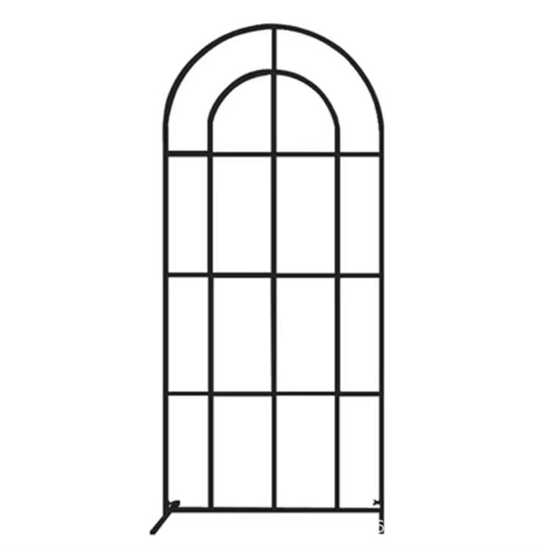 新款婚庆铁艺森系屏风半圆造型摆件道具舞台背景装饰可拆卸设计点