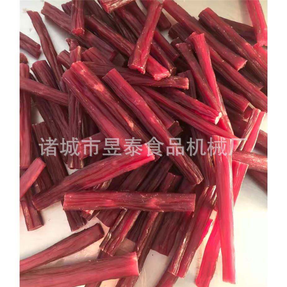 定制不锈钢风干牛肉干切段机器 自动成型切段机