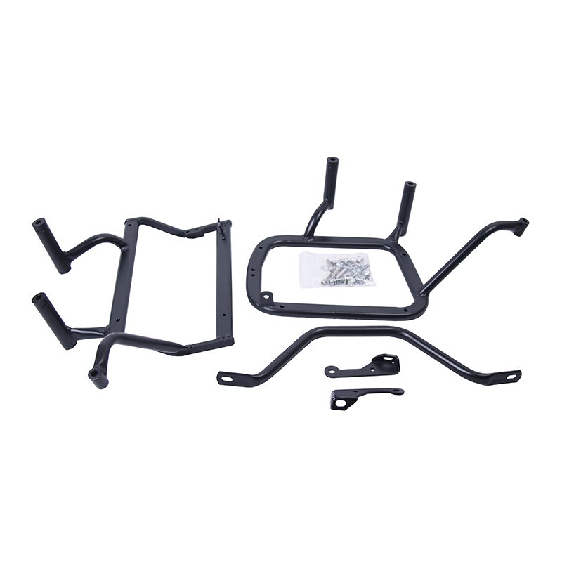 适用春风MT450右躲排气边架躲排气管支架碳钢支架边箱摩托车边箱