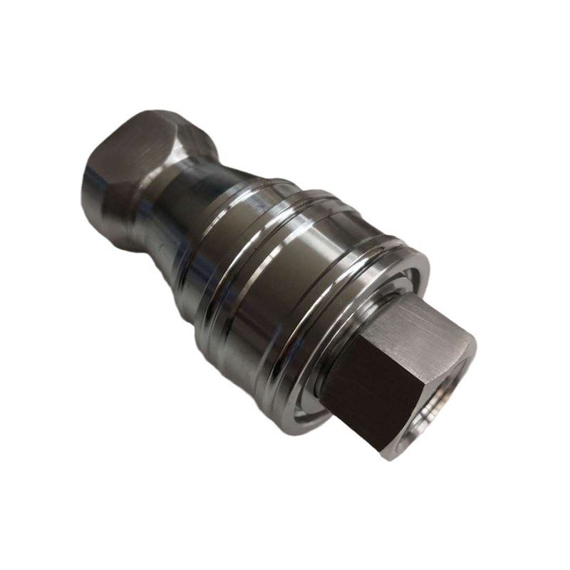 厂家供应KS日东互换快换接头滚珠钢球不锈钢开闭式自封快速接头