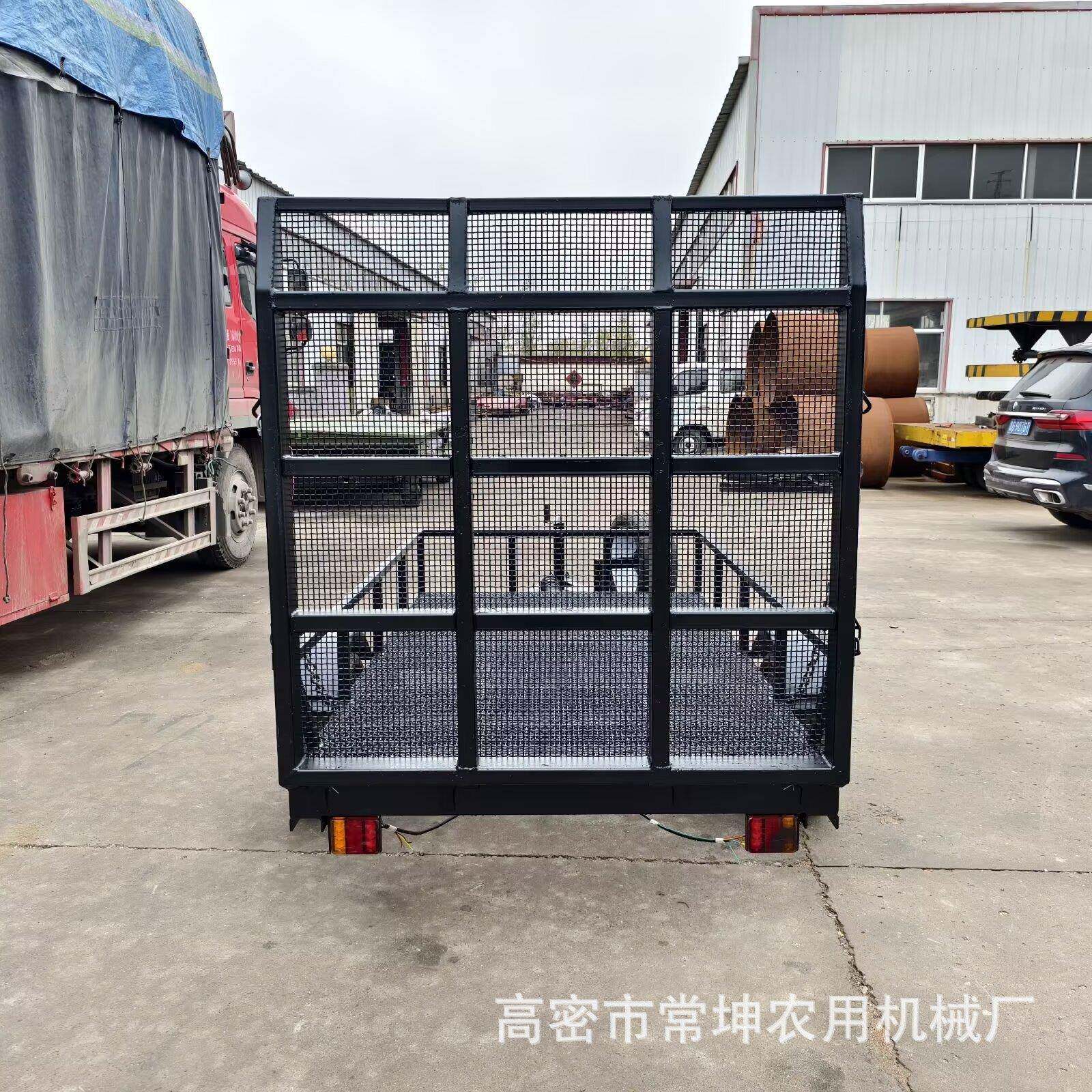 1吨轴网格拖车大型牵引平板拖车组车辆运输车厂家